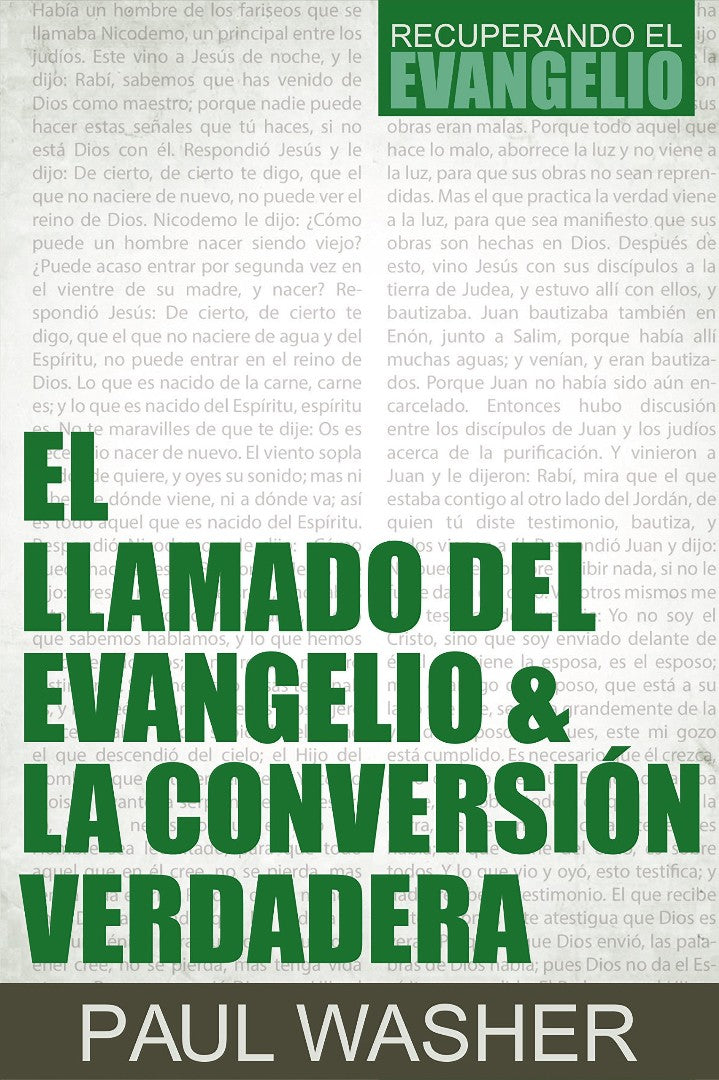 El llamado del evangelio y la conversión verdadera - Librería Libros Cristianos - Libro