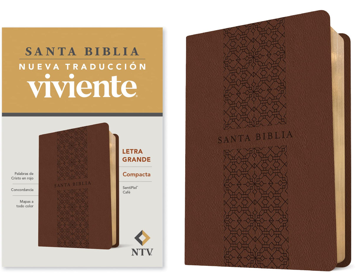 Biblia NTV Edicion compacta cafe LG