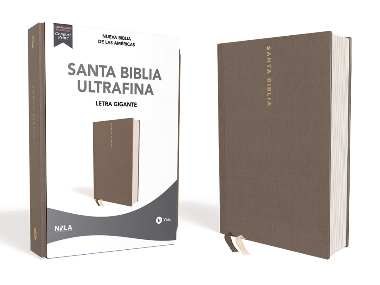 Biblia NBLA Ultrafina Gris edicion letra roja TD