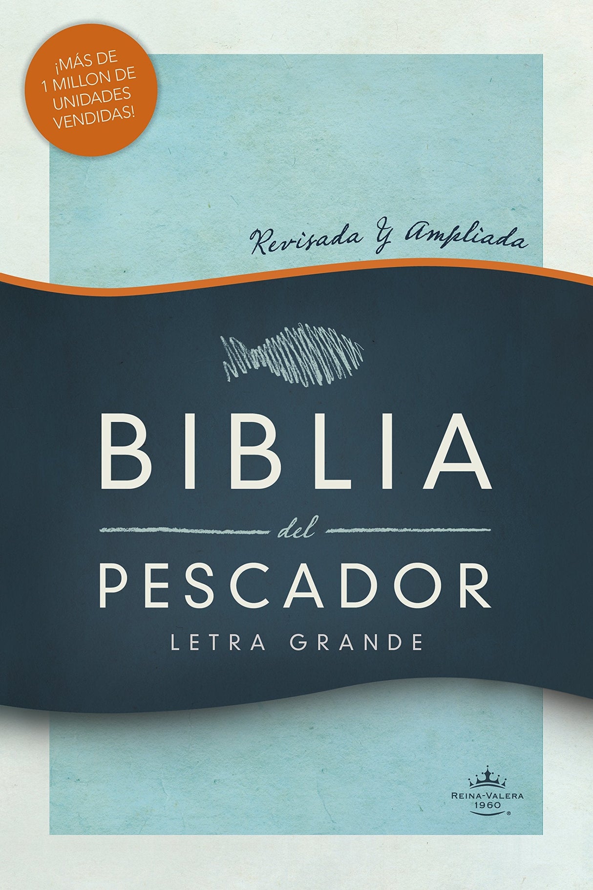 Biblia RV1960 Pescador azul tapa dura