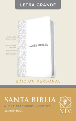 Biblia NTV Edición personal blanco - Librería Libros Cristianos - Biblia