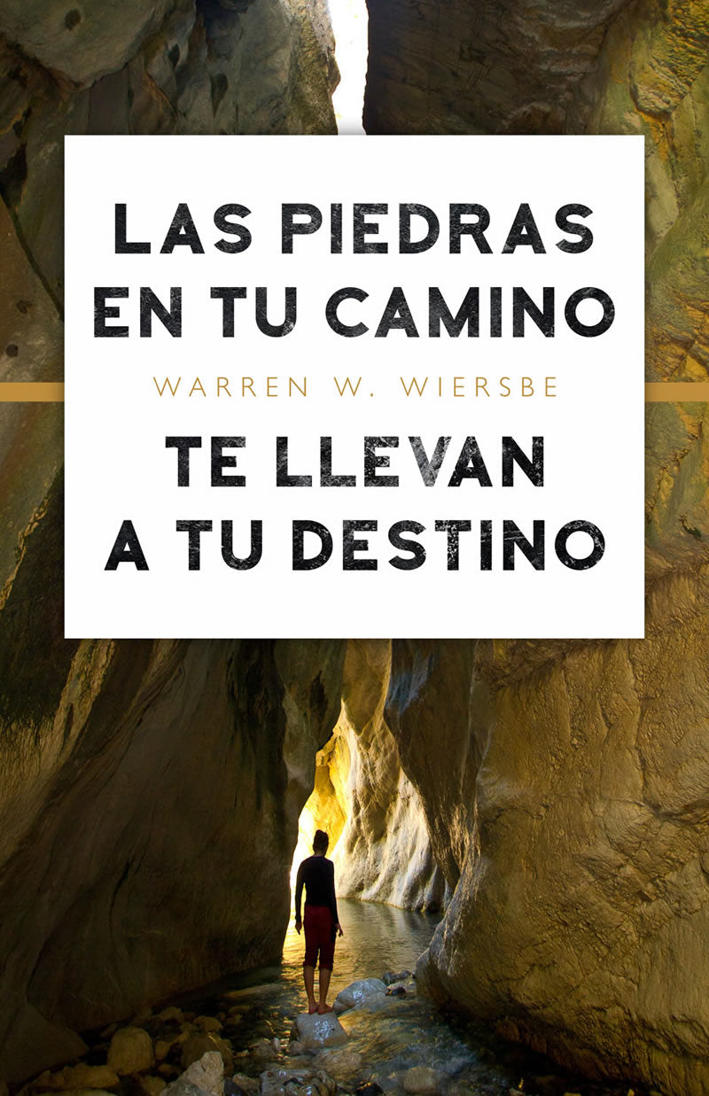 Las piedras en tu camino te llevan a tu destino - Librería Libros Cristianos - Libro