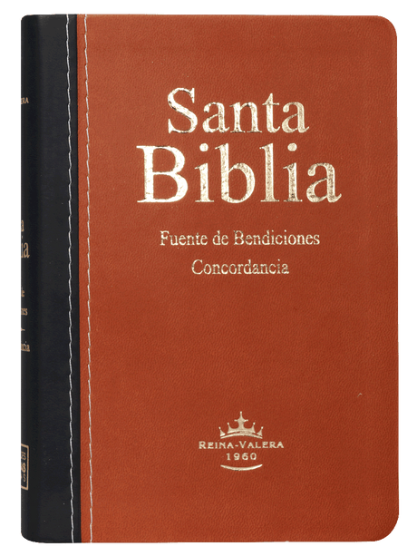 Biblia Chica Imitación Marron Negro RVR60 - Librería Libros Cristianos - Biblia